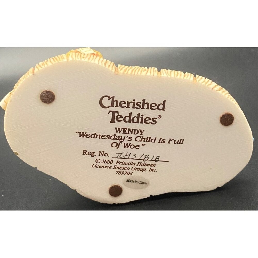 Lot of 7 Cherished Teddies Figurine Collection Monday through Sunday ‘s Child - Picture 7 of 16